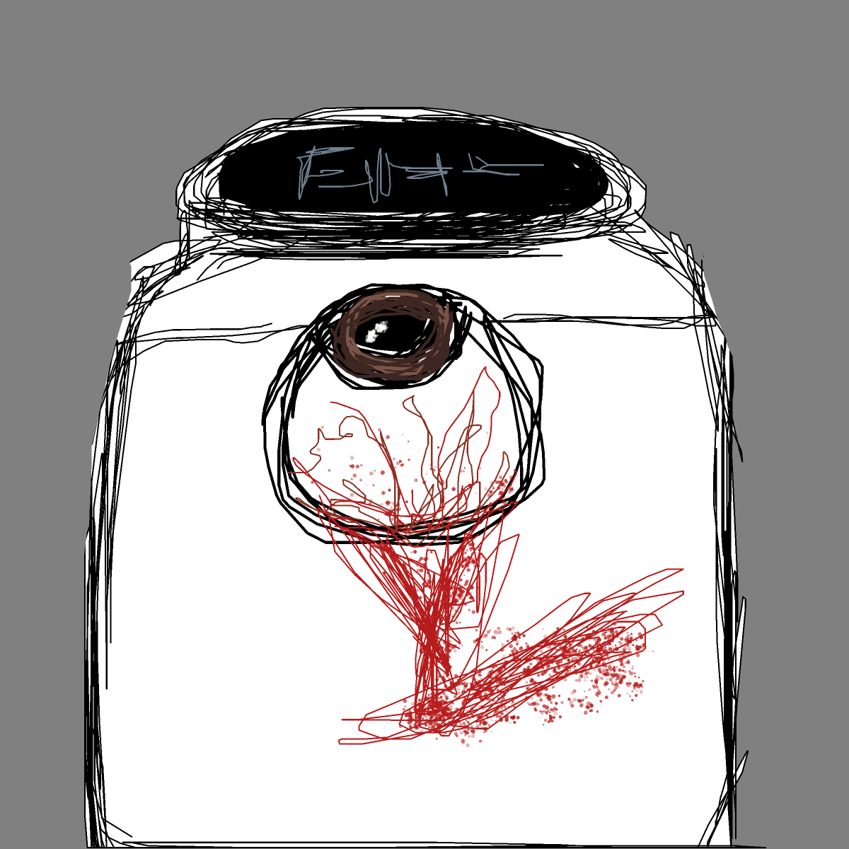 Eyeball drawing by shahadudu