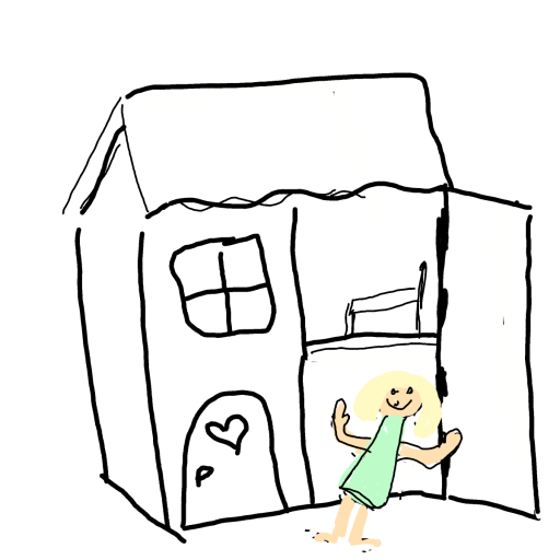 Dollhouse drawing by manders