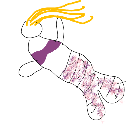 Mermaid drawing by Shandi