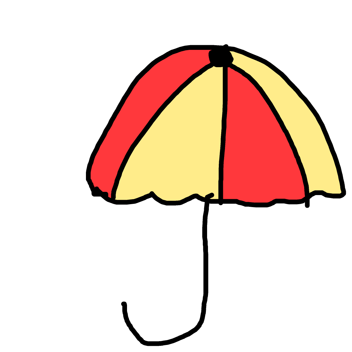 Umbrella drawing by ink-just-wizard