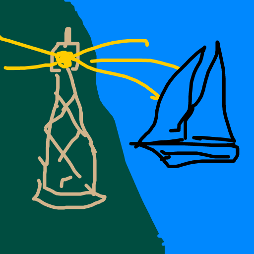 Lighthouse drawing by delta-hyper-spire
