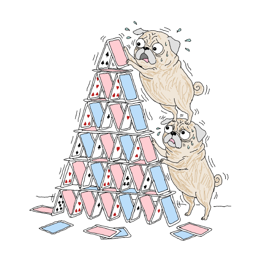 Cards drawing by Bridgitte