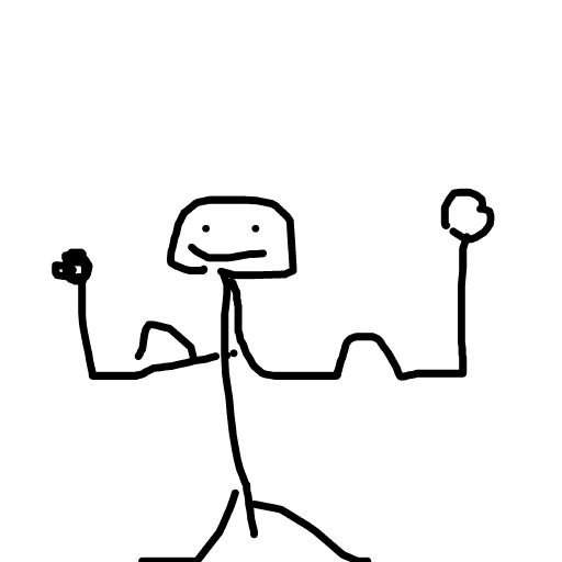 Muscle drawing by rose