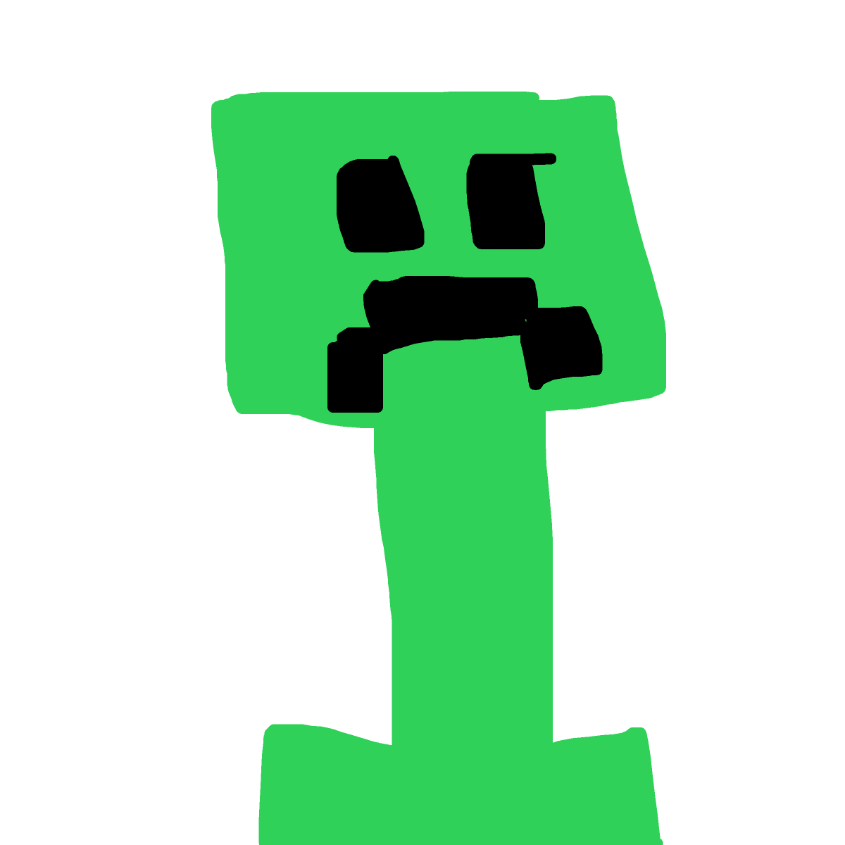 Creeper drawing by fine-happy-soul