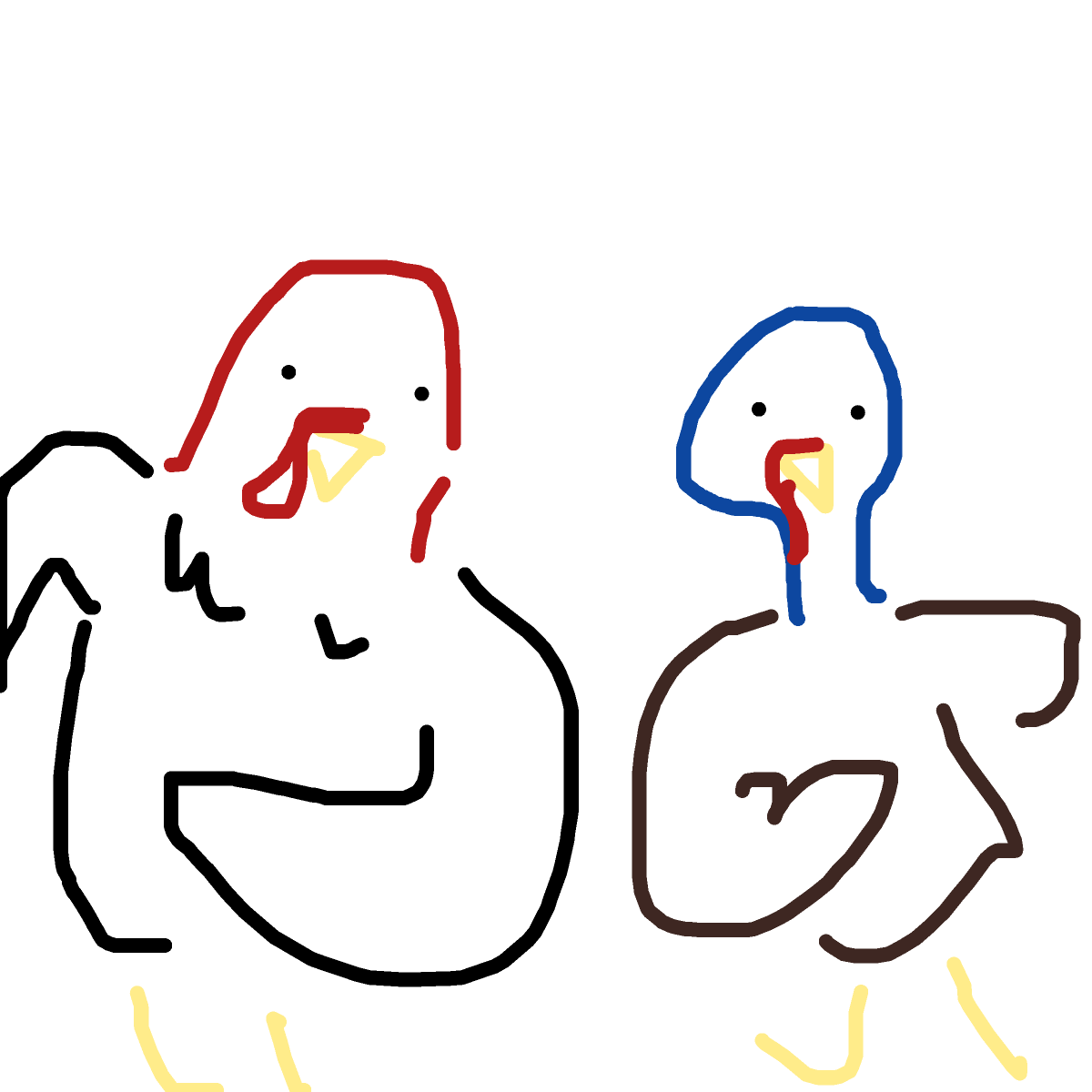 Turkey drawing by lin