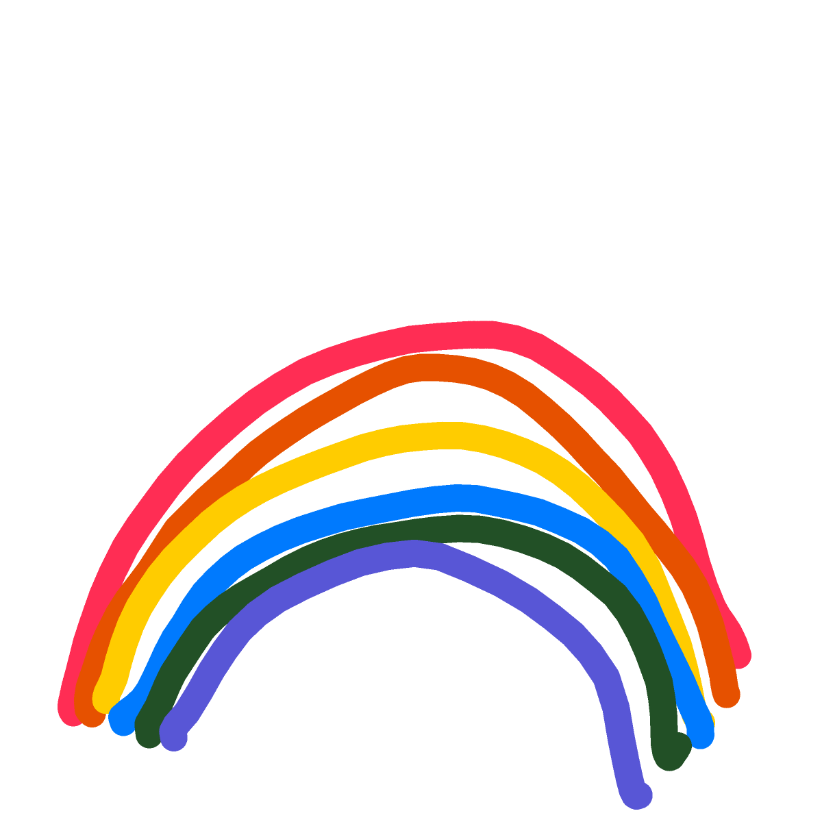 Rainbow drawing by magic-vivid-guru
