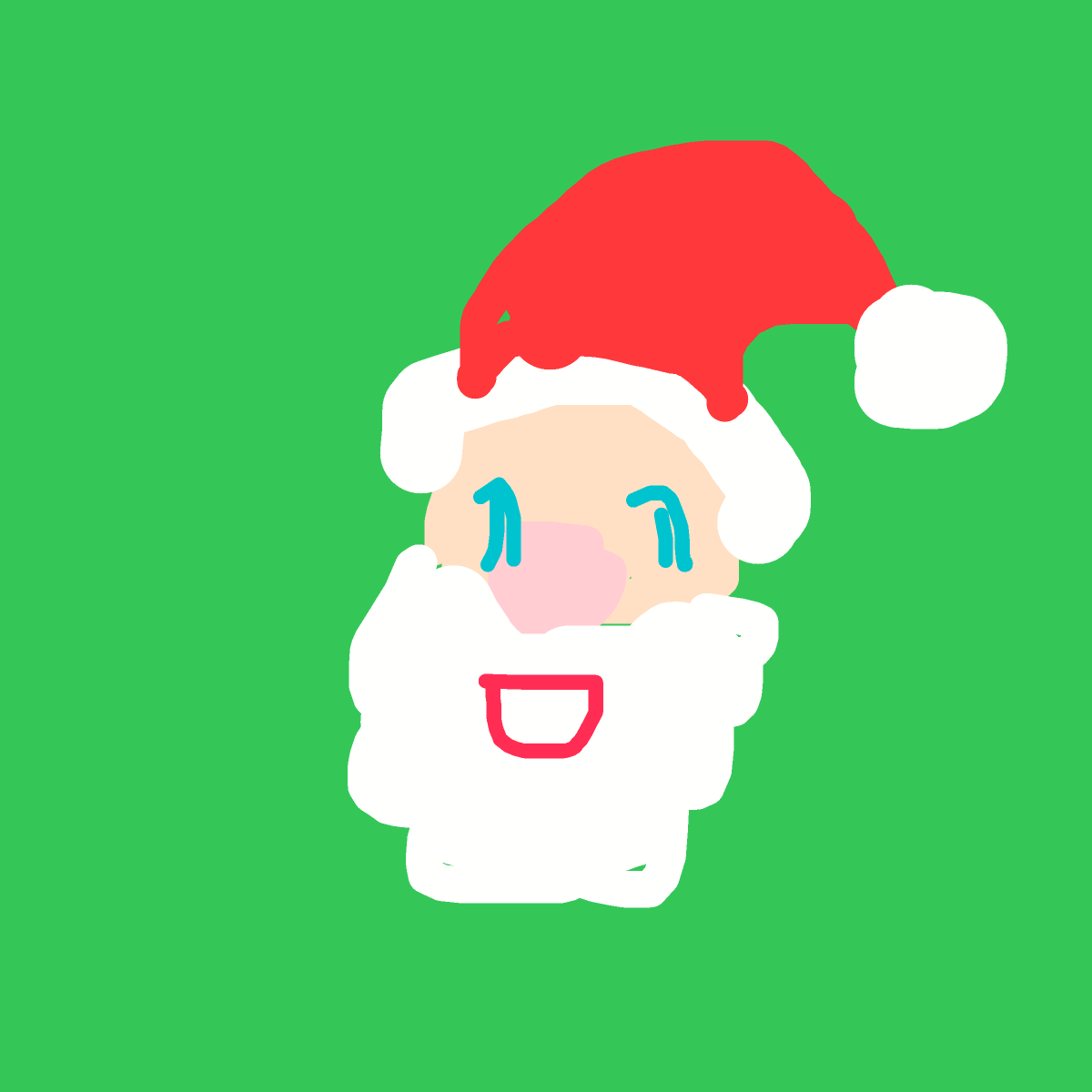 Santa drawing by audiblysticky