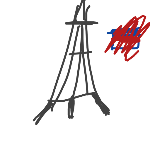 Eiffel Tower drawing by coolest_person_ever