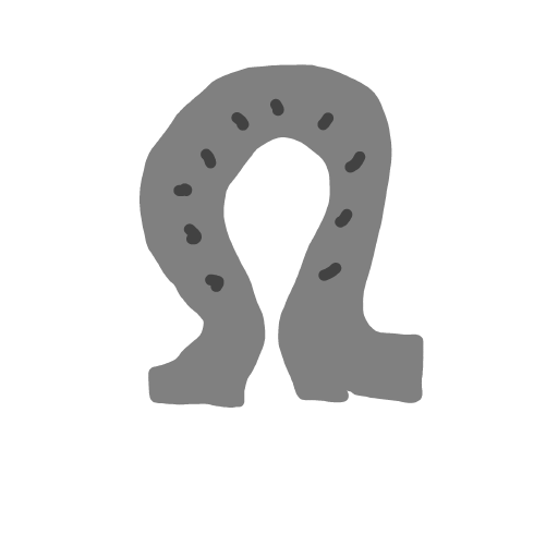 Horseshoe drawing by Guardianoflives