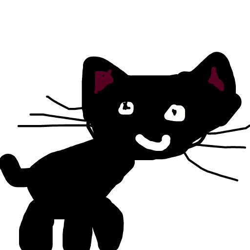 Black Cat drawing by solid-steel-boss