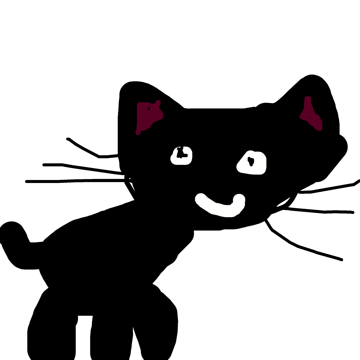 Black Cat drawing by solid-steel-boss