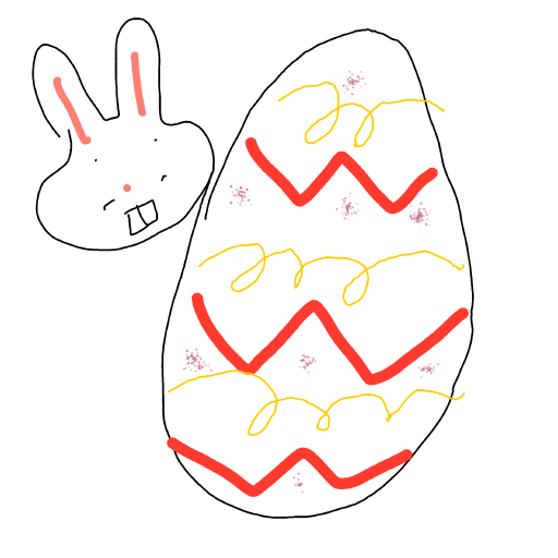 Egg drawing by Shandi