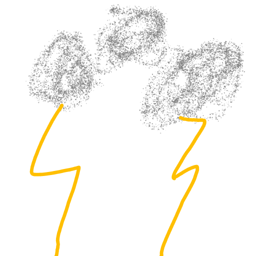 Lightning drawing by Shandi