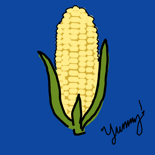 Corn drawing by gamma-coal-wheel