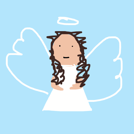 Angel drawing by edge-coal-earth