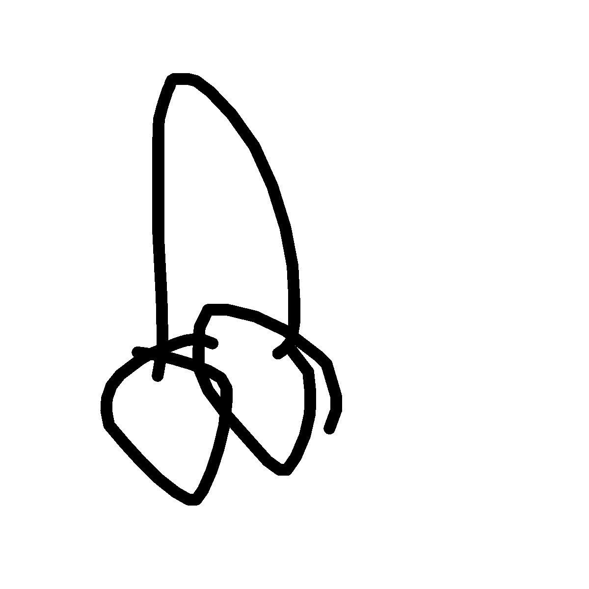 Hook drawing by base-fire-wheel