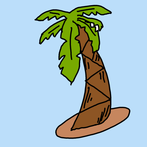Palm Tree drawing by SodaNight
