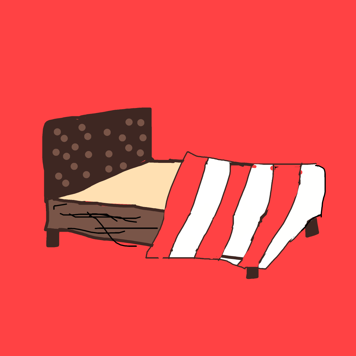 Bed drawing by dan