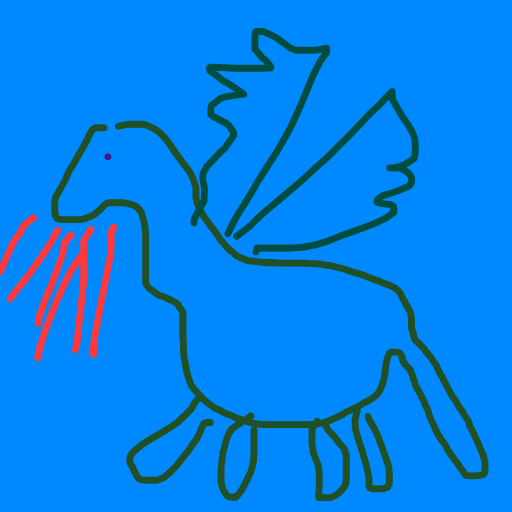 Dragon drawing by jester