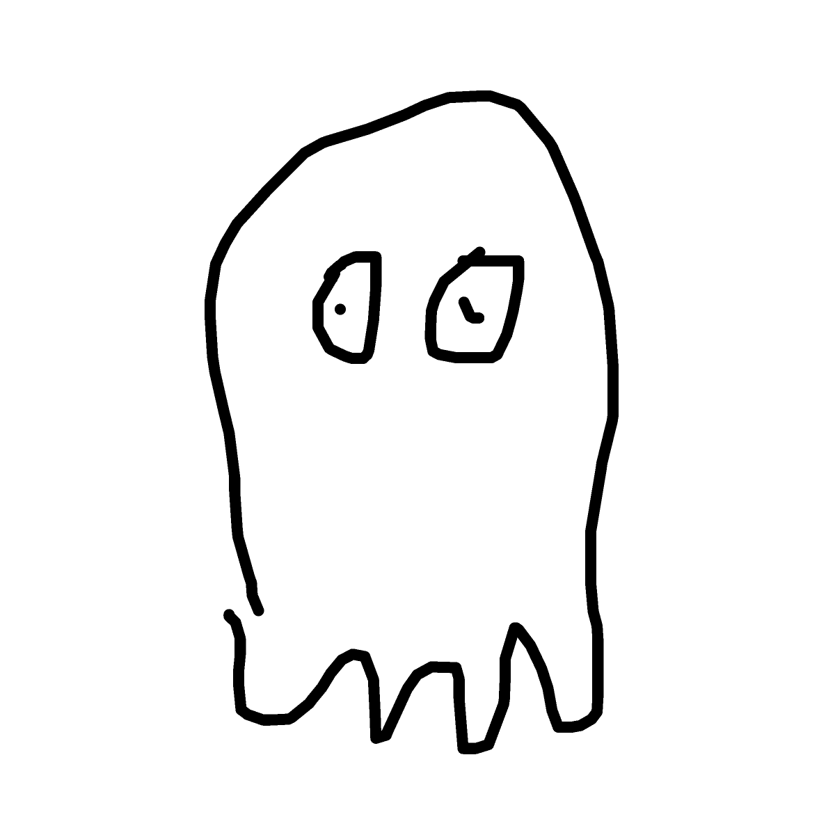 Ghost drawing by loddie