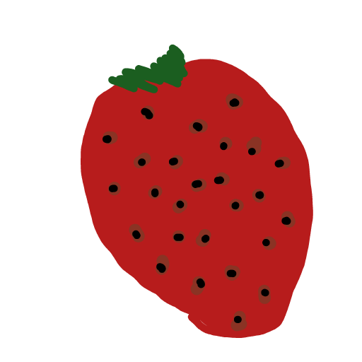 Strawberry drawing by Guardianoflives