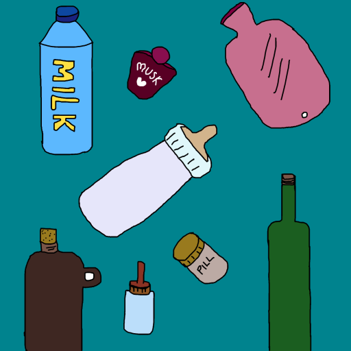 Bottle drawing by krissywissy