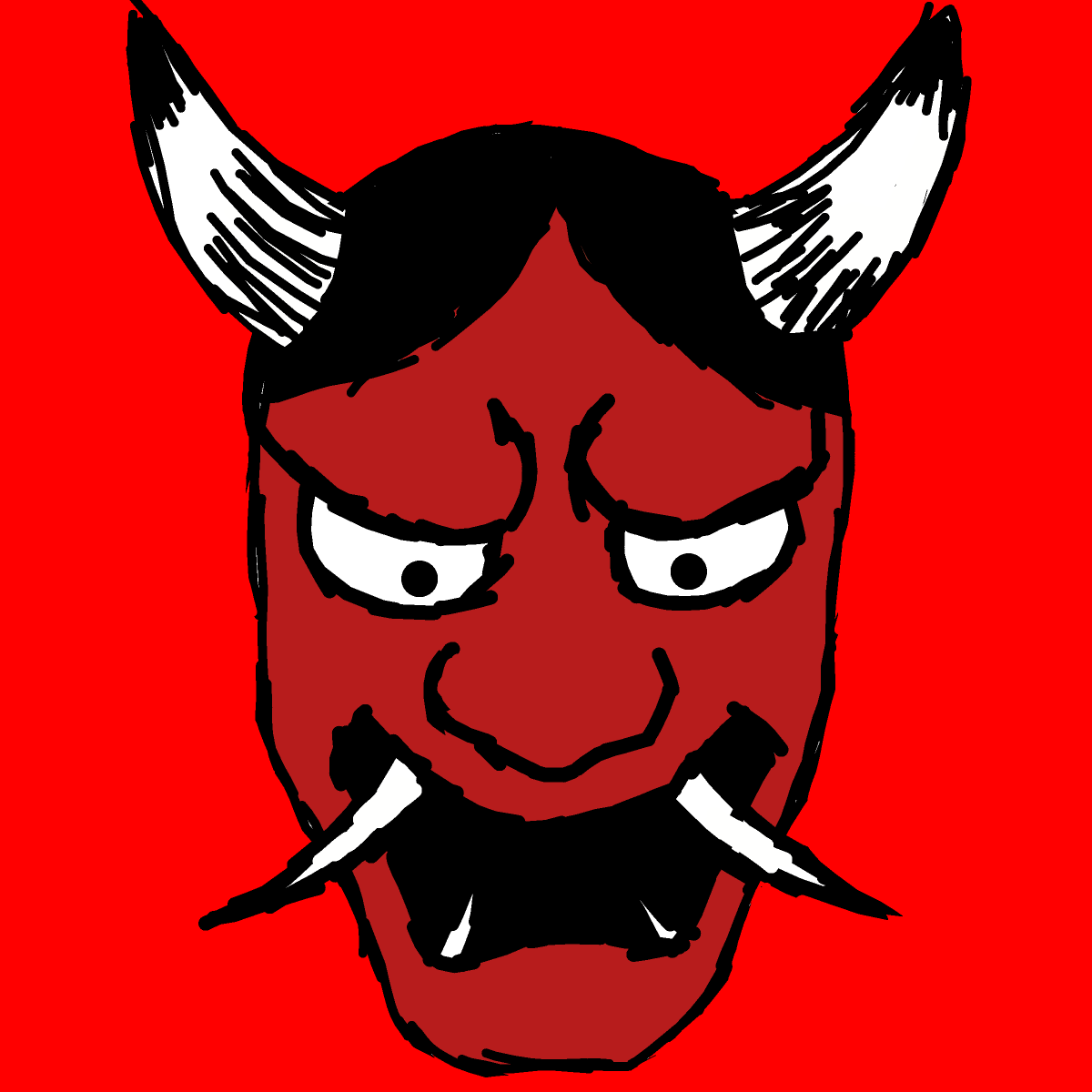 Oni drawing by Purokushi
