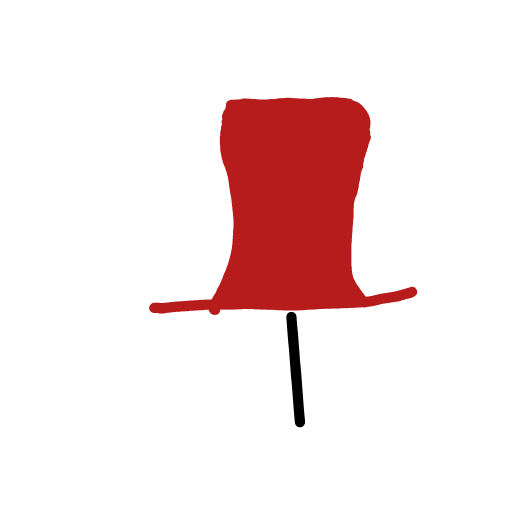 Push Pin drawing by Shandi