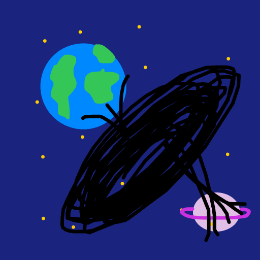 Wormhole drawing by isi