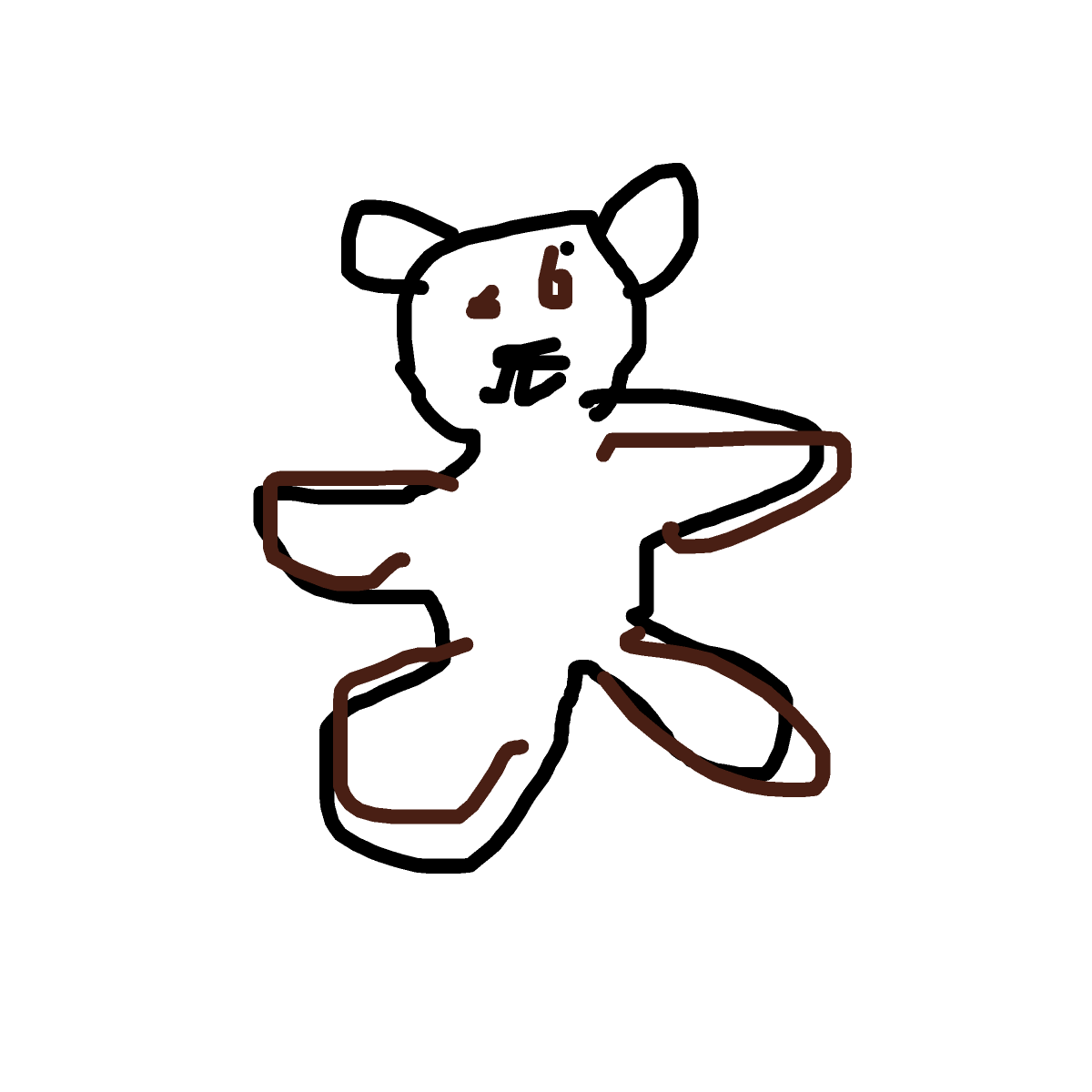 Teddy Bear drawing by pale-gamma-path