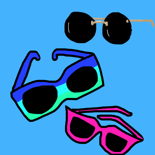 Sunglasses drawing by firecracker