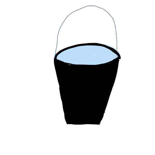 Bucket drawing by coal-star-data