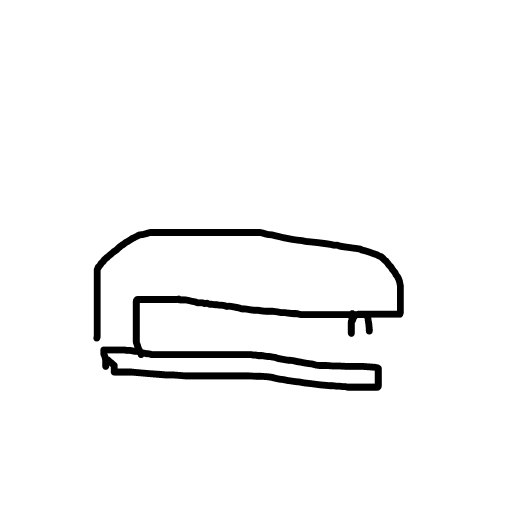 Stapler drawing by fine-happy-soul