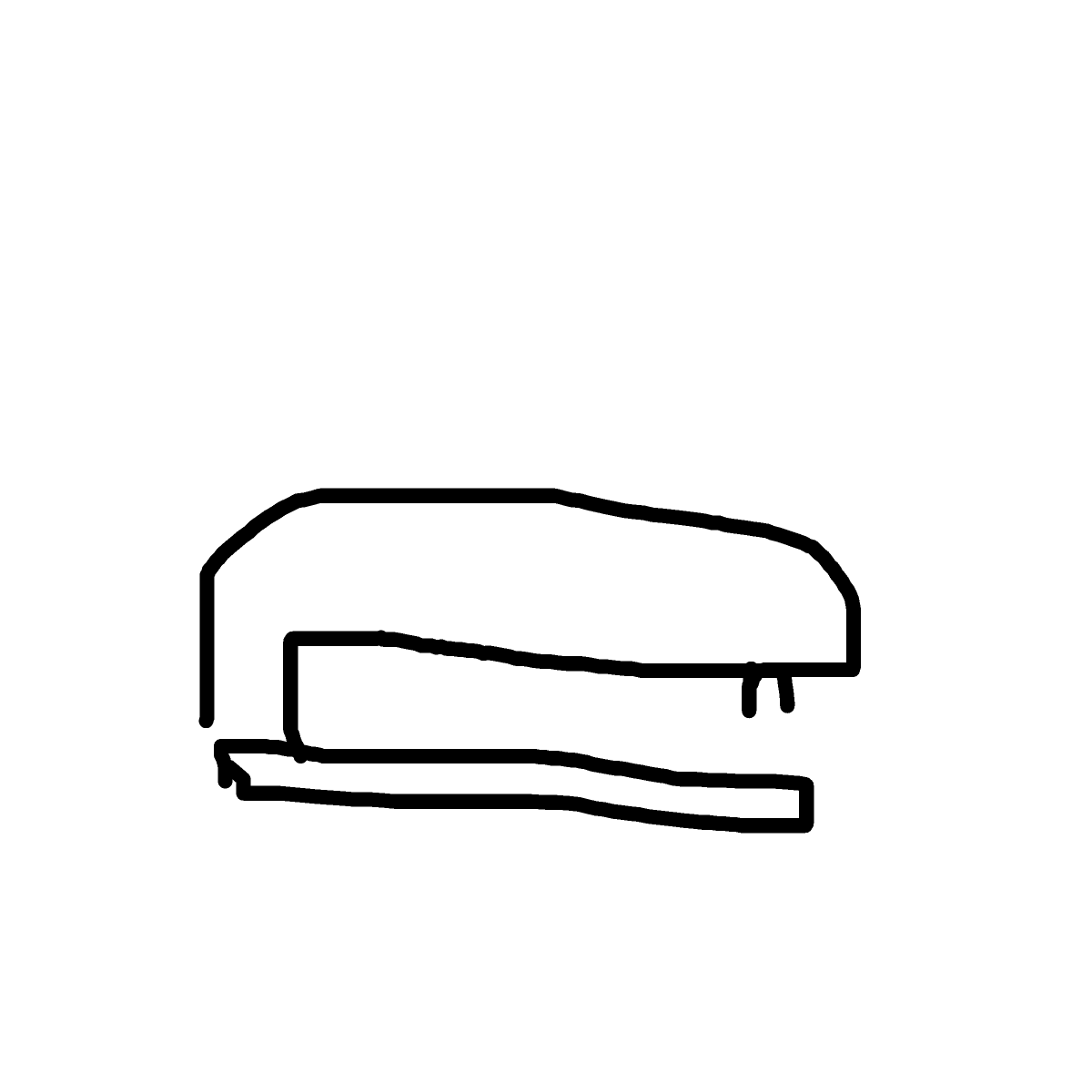 Stapler drawing by fine-happy-soul