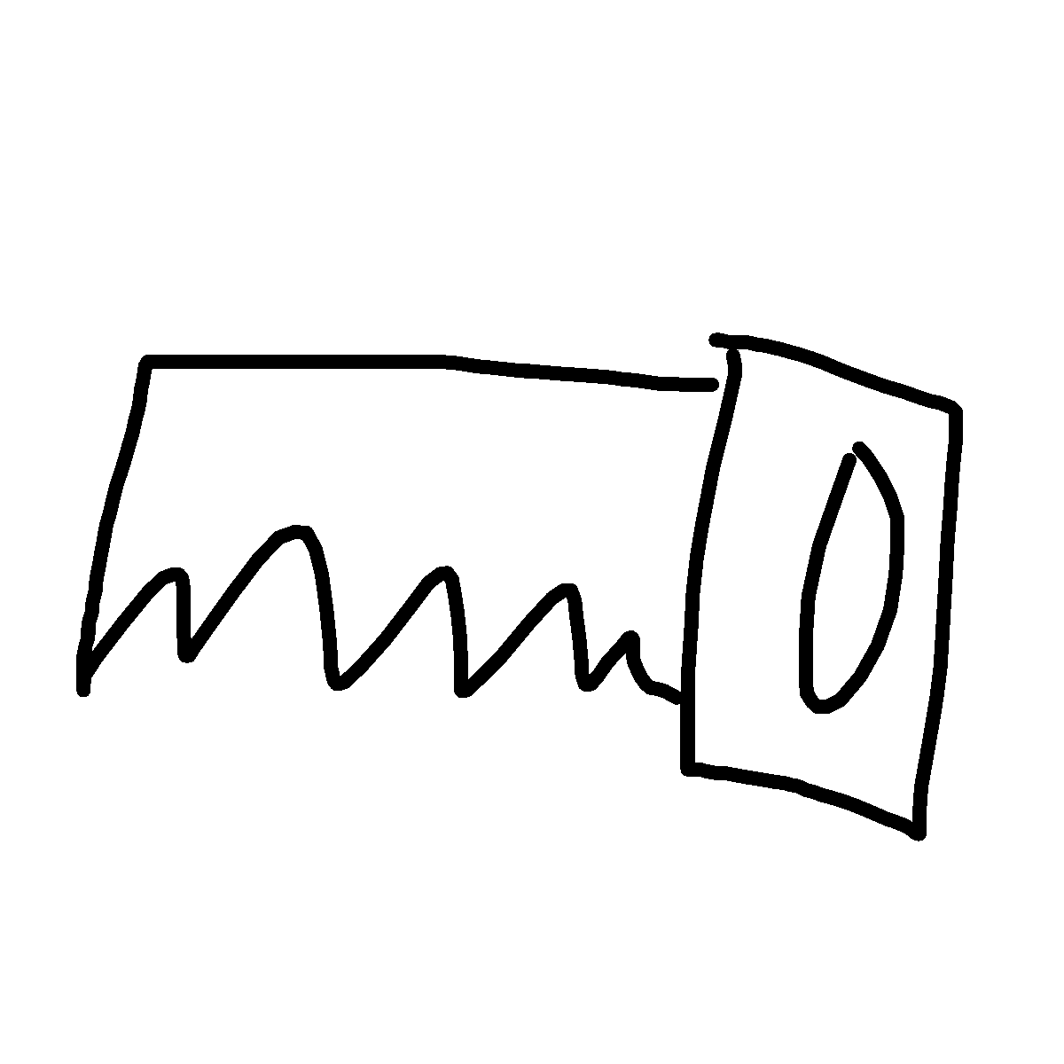 Saw drawing by macaronimiles