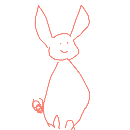 Bunny drawing by coal-mild-peace