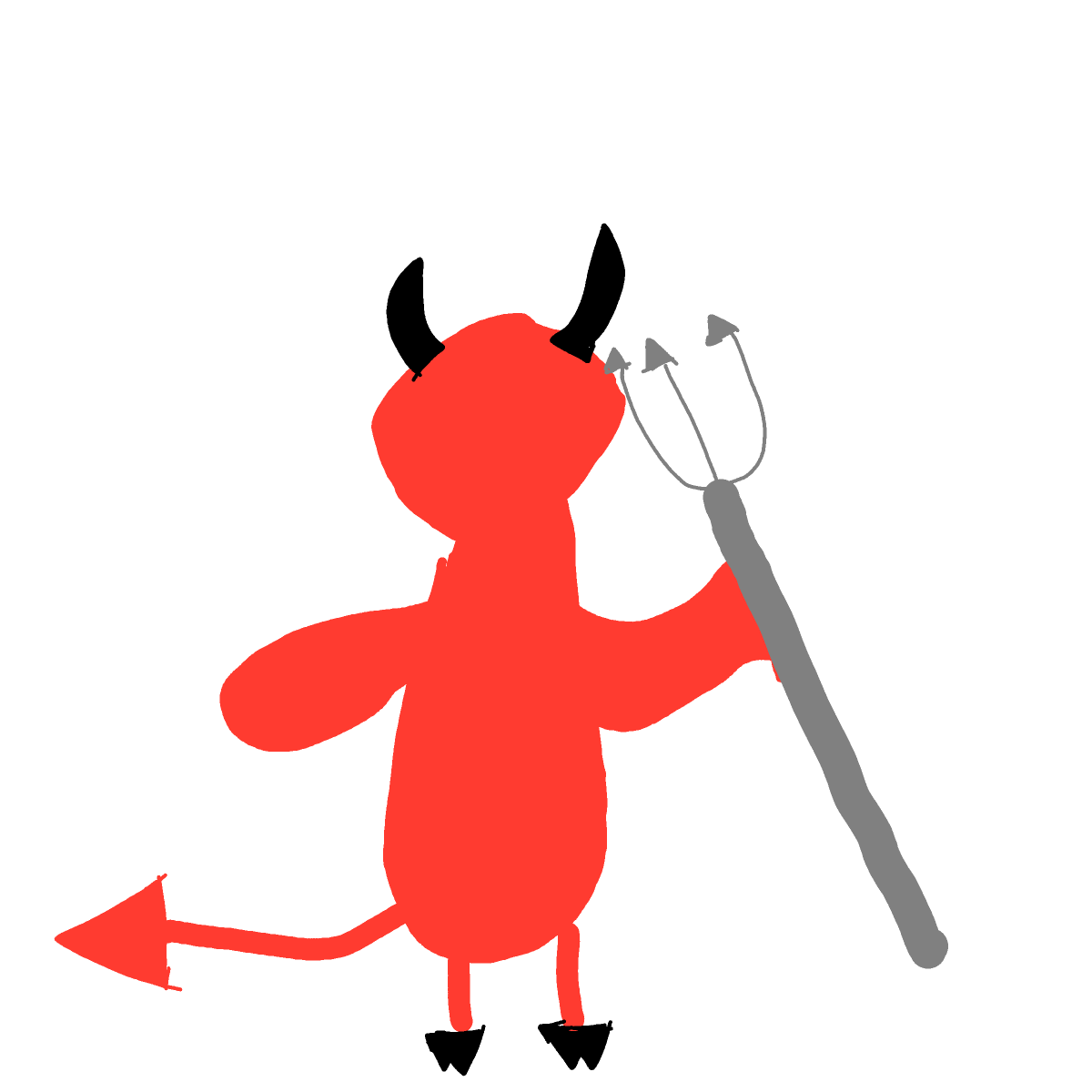 Demon drawing by Shandi