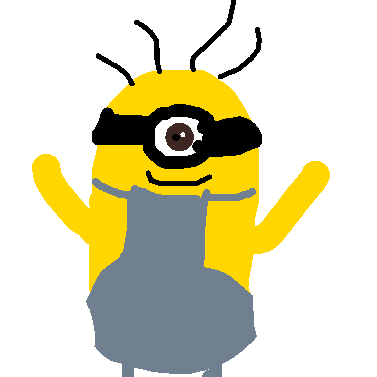 Minion drawing by blue-alpha-rogue