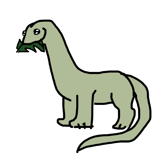 Brontosaurus drawing by rowan