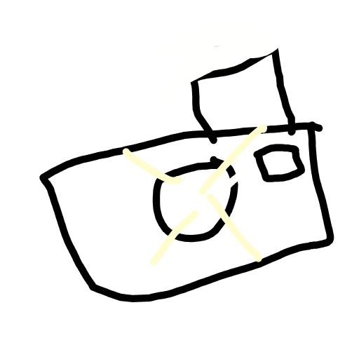 Camera drawing by Betsy
