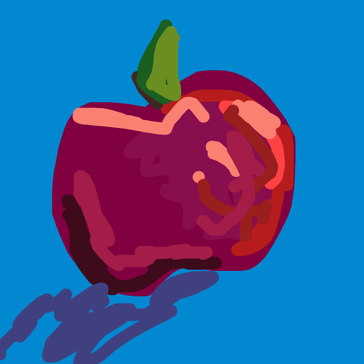 Apple drawing by lin
