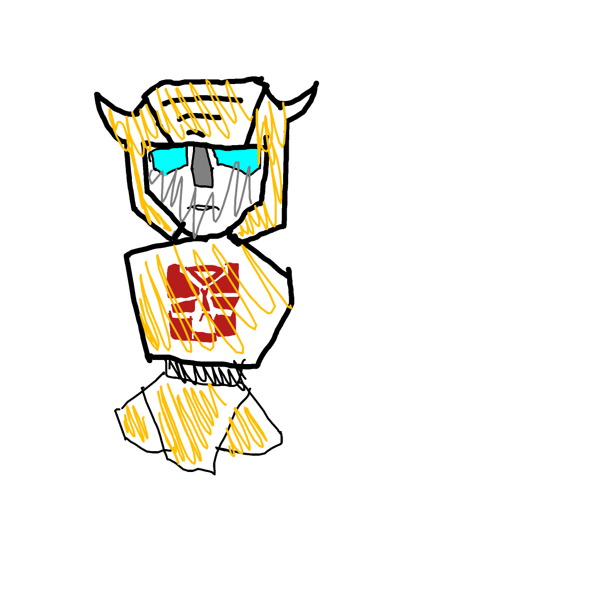 Bumblebee drawing by wave-cool-pride