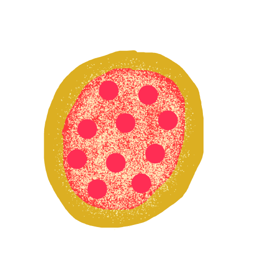 Pizza drawing by tandman
