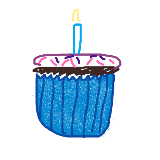 Cupcake drawing by ms lady