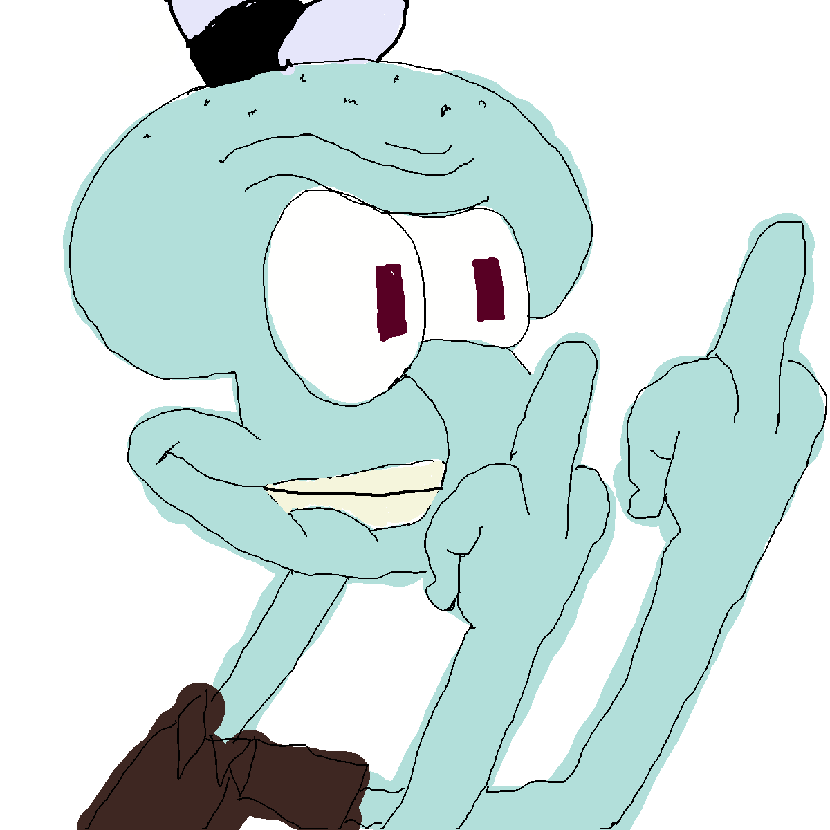 Squidward drawing by jtv