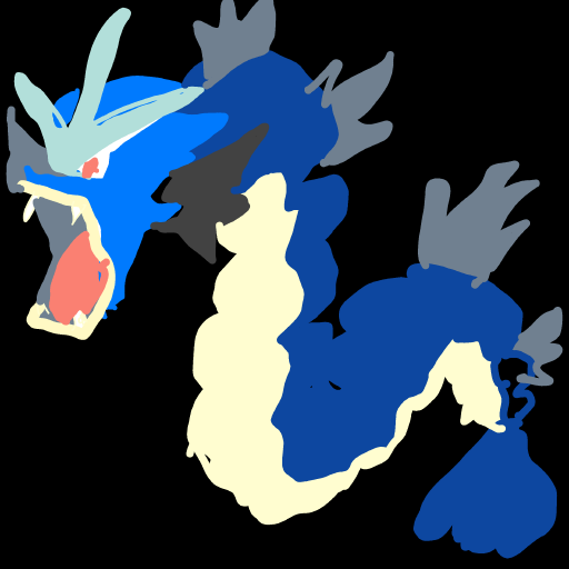 Gyarados drawing by Guardianoflives