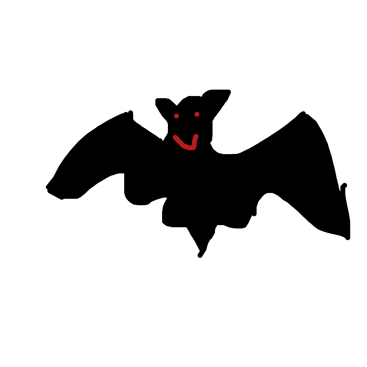Bat drawing by neat-sun-drawer