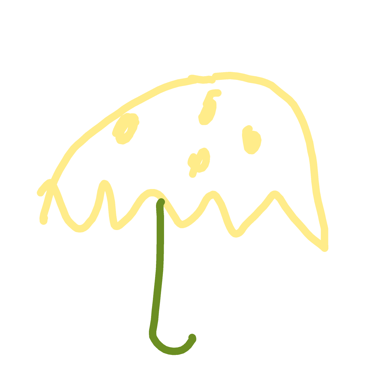 Umbrella drawing by magic-vivid-guru