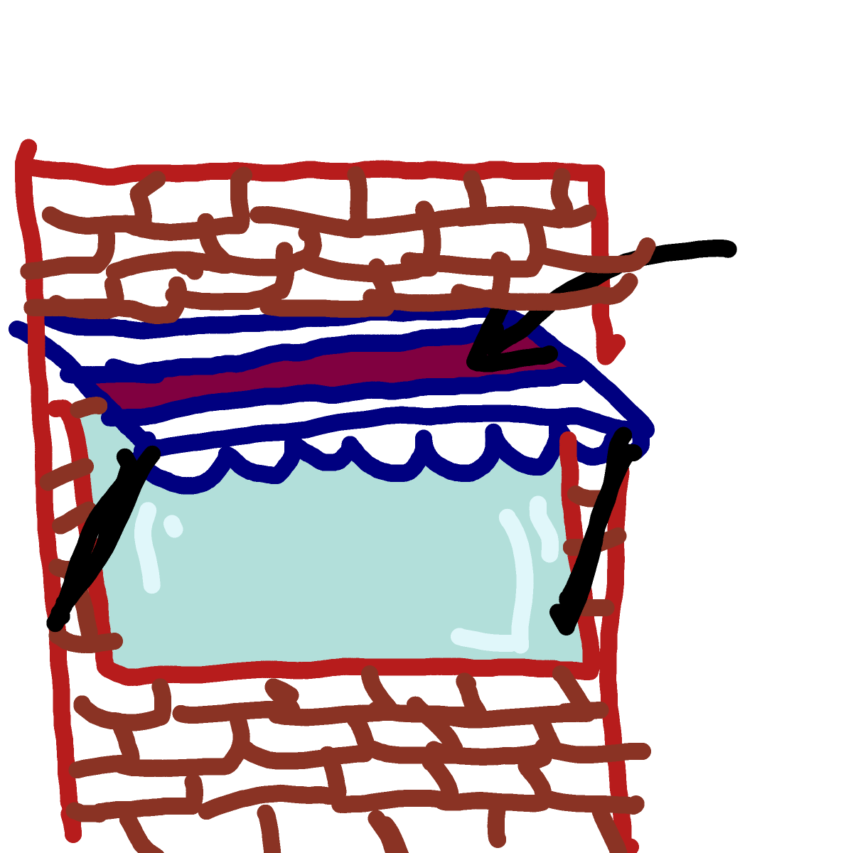 Awning drawing by Toni27