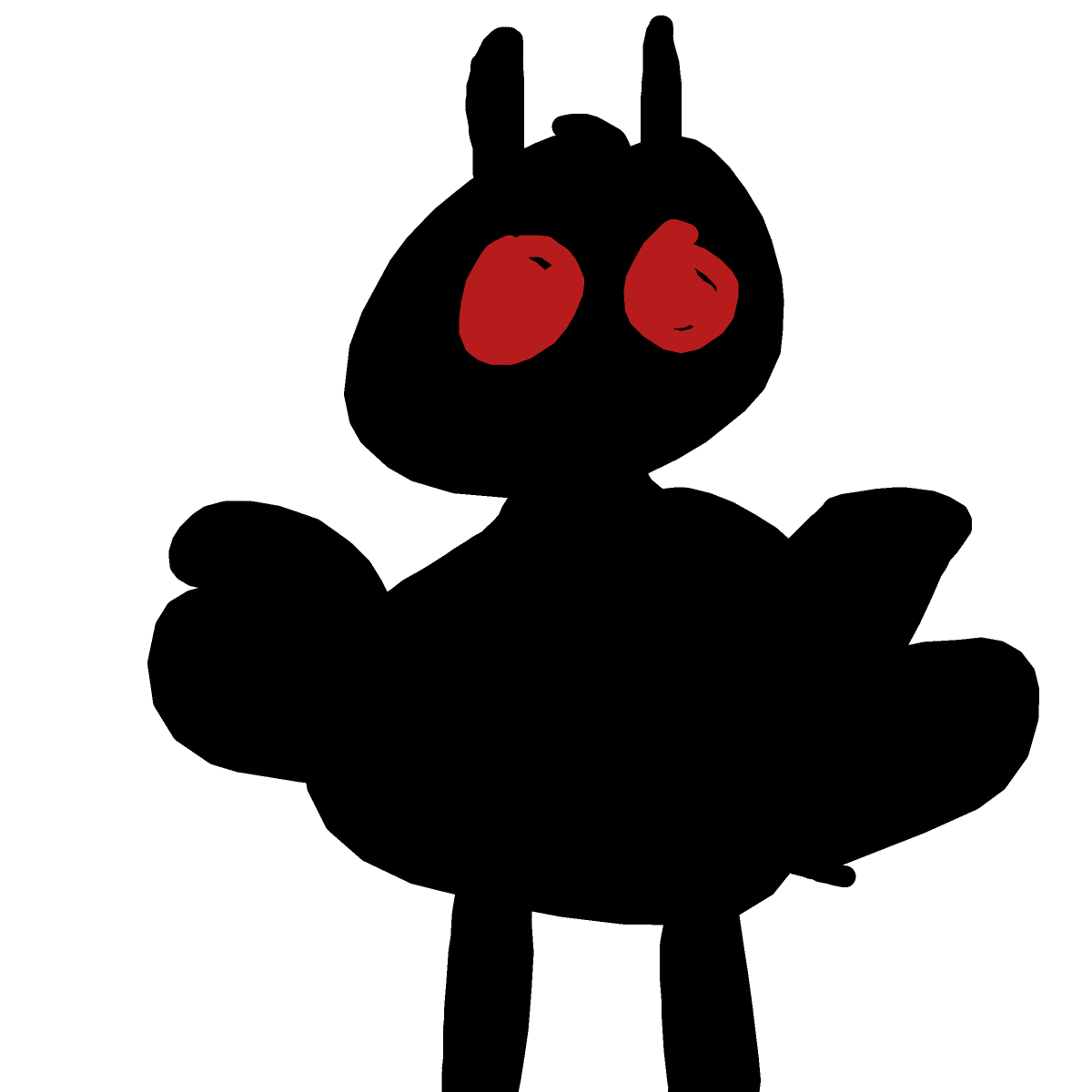Mothman drawing by live-ink-captain